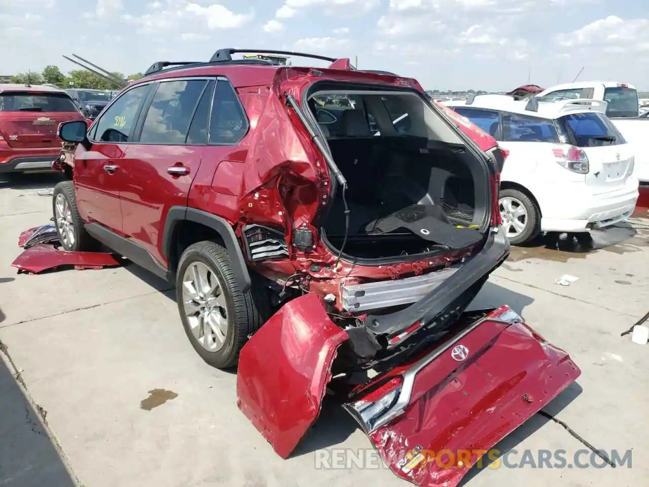 3 Photograph of a damaged car 2T3Y1RFV2NW200100 TOYOTA RAV4 2022