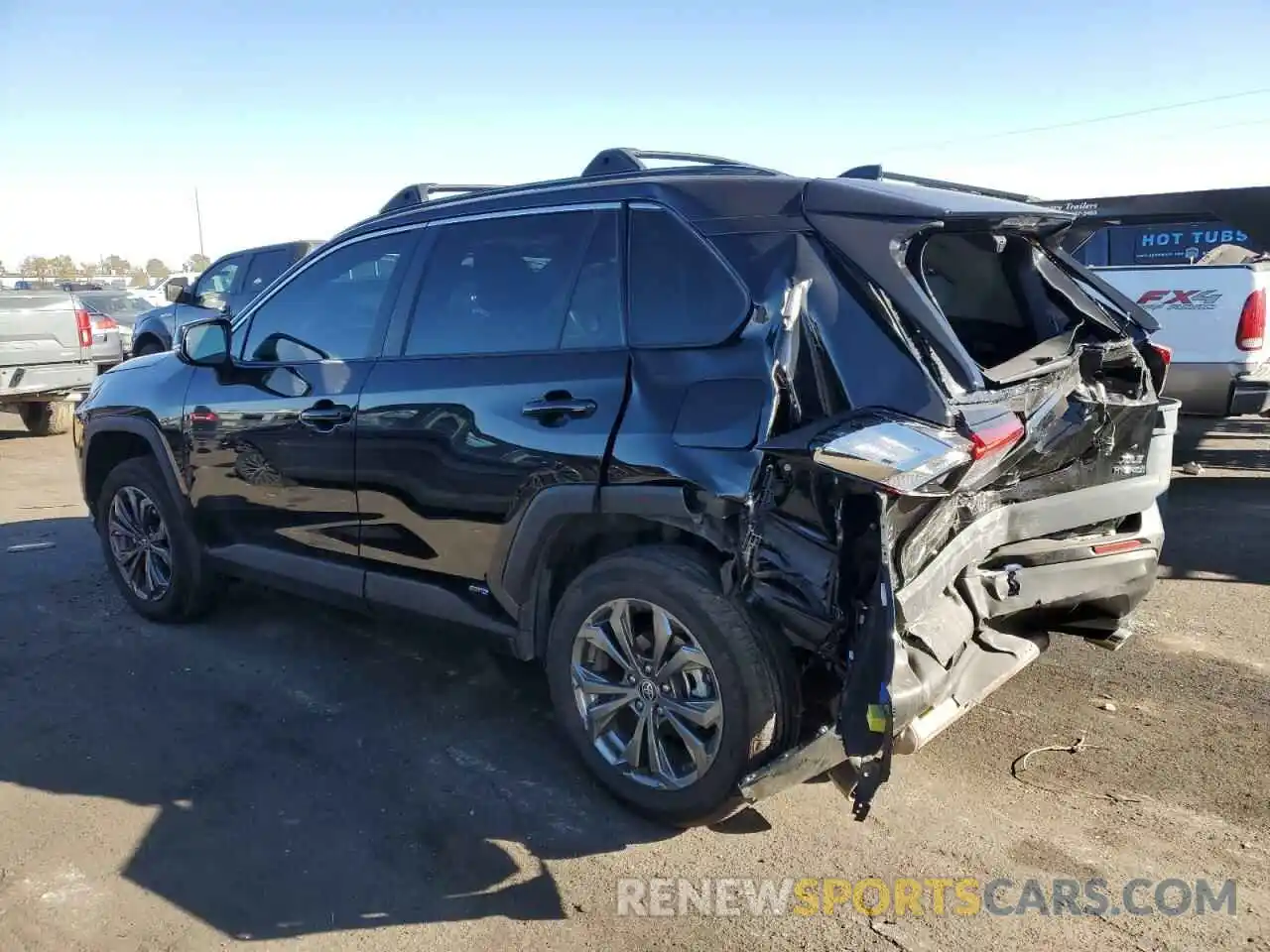 2 Photograph of a damaged car 4T3B6RFV1NU087053 TOYOTA RAV4 2022