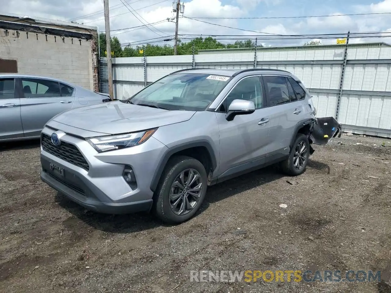 1 Photograph of a damaged car 4T3B6RFV3NU066690 TOYOTA RAV4 2022