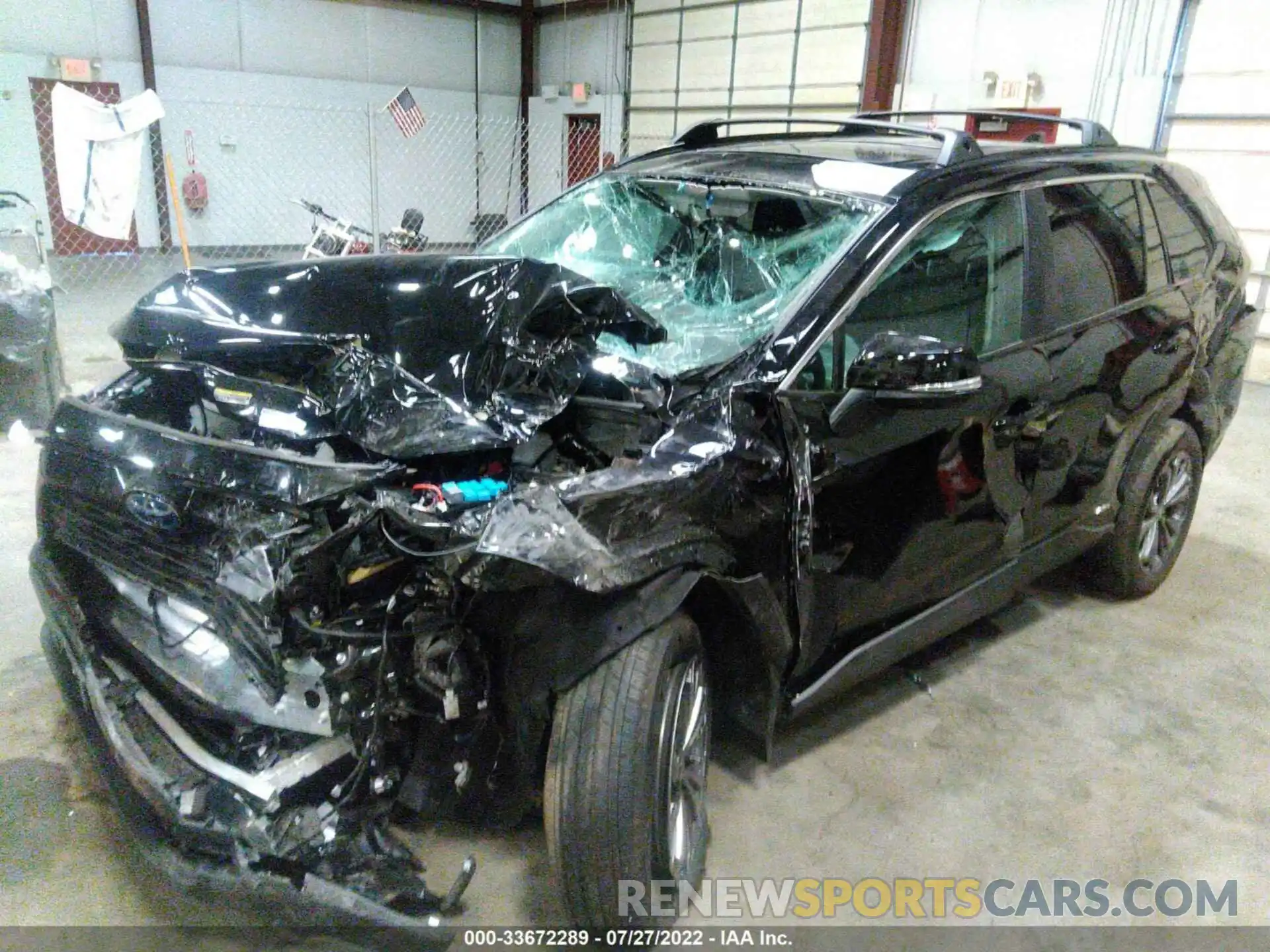 2 Photograph of a damaged car 4T3B6RFV3NU082694 TOYOTA RAV4 2022