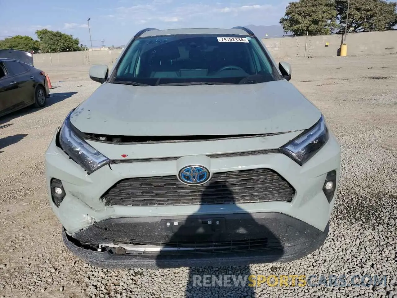 5 Photograph of a damaged car 4T3B6RFV5NU097259 TOYOTA RAV4 2022