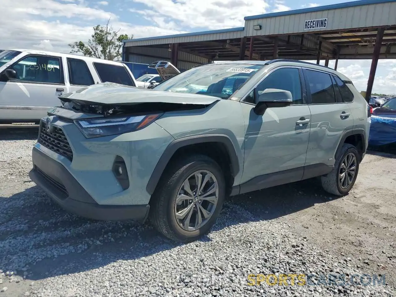 1 Photograph of a damaged car 4T3B6RFV6NU091342 TOYOTA RAV4 2022