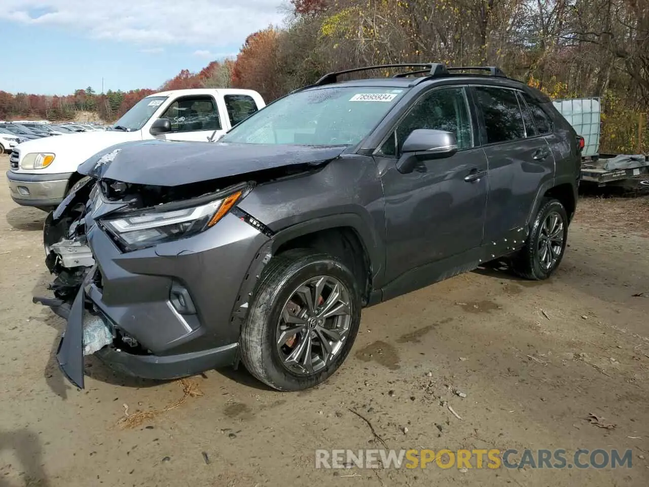 1 Photograph of a damaged car 4T3B6RFV8NU079435 TOYOTA RAV4 2022