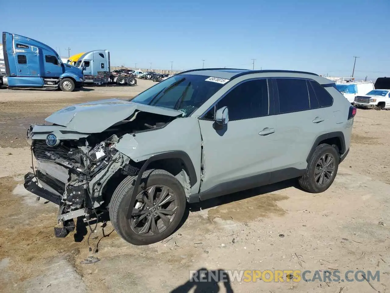 1 Photograph of a damaged car 4T3B6RFV8NU102695 TOYOTA RAV4 2022