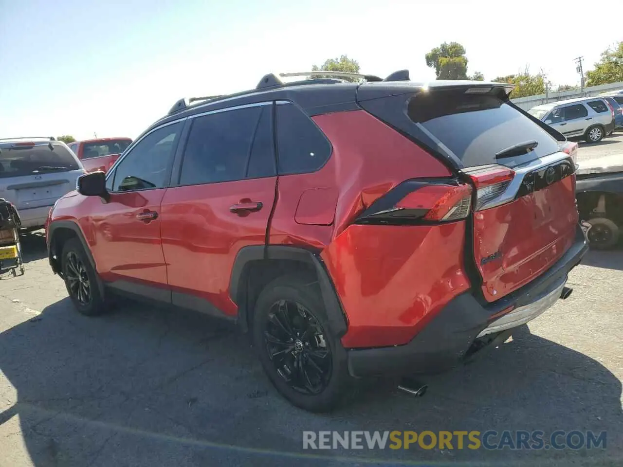 2 Photograph of a damaged car 4T3D6RFV1NU071945 TOYOTA RAV4 2022
