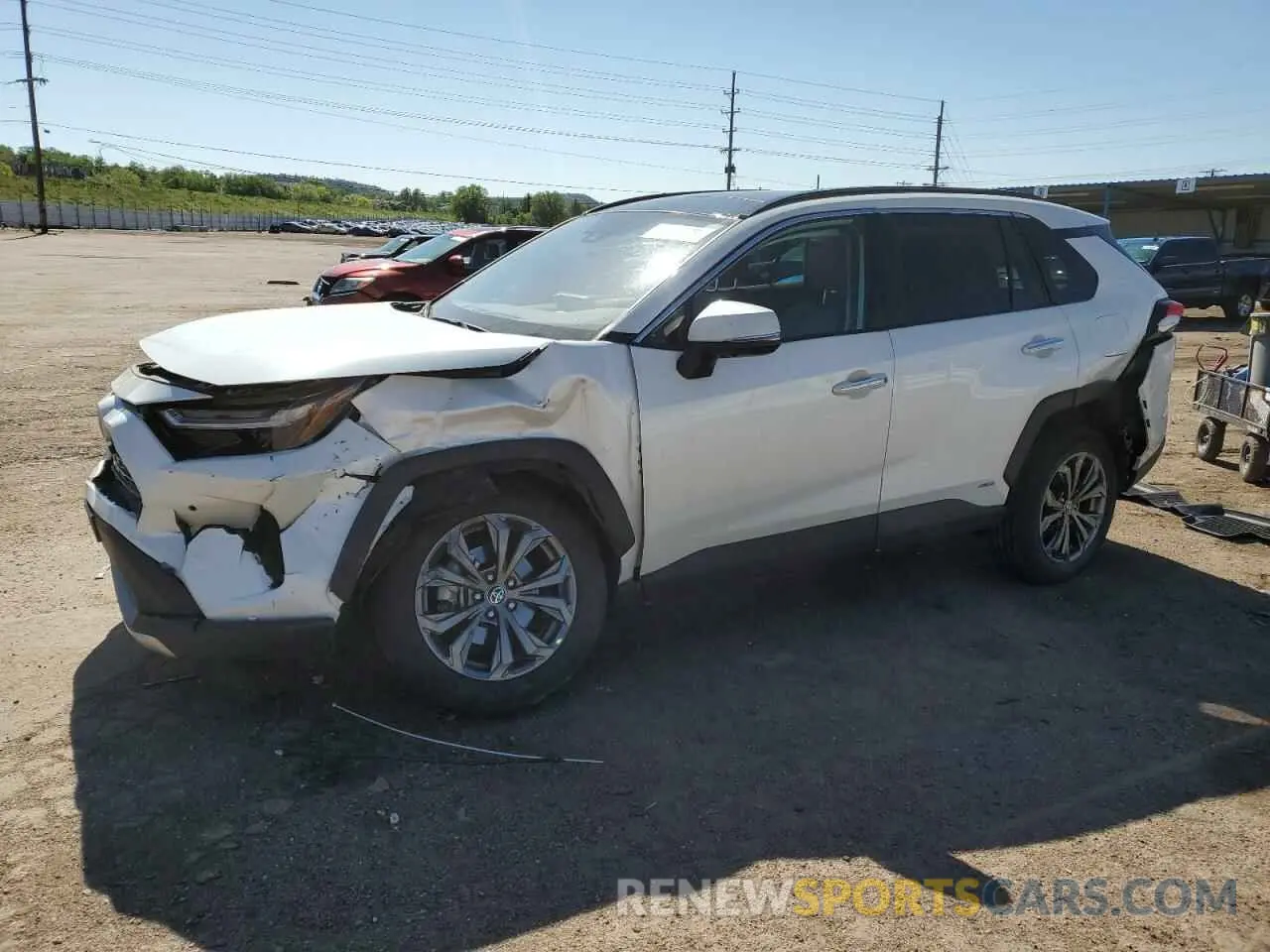 1 Photograph of a damaged car 4T3D6RFV1NU082475 TOYOTA RAV4 2022