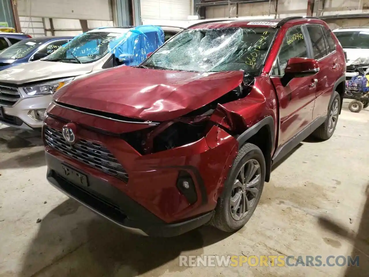 2 Photograph of a damaged car 4T3D6RFV2NU096904 TOYOTA RAV4 2022