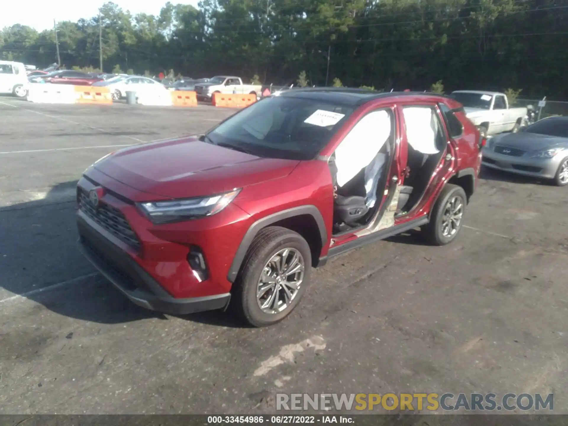 2 Photograph of a damaged car 4T3D6RFV5NU071298 TOYOTA RAV4 2022