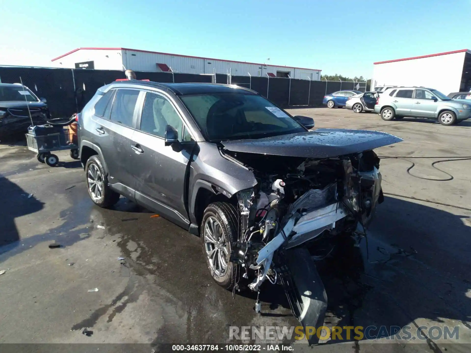 1 Photograph of a damaged car 4T3D6RFVXNU071247 TOYOTA RAV4 2022