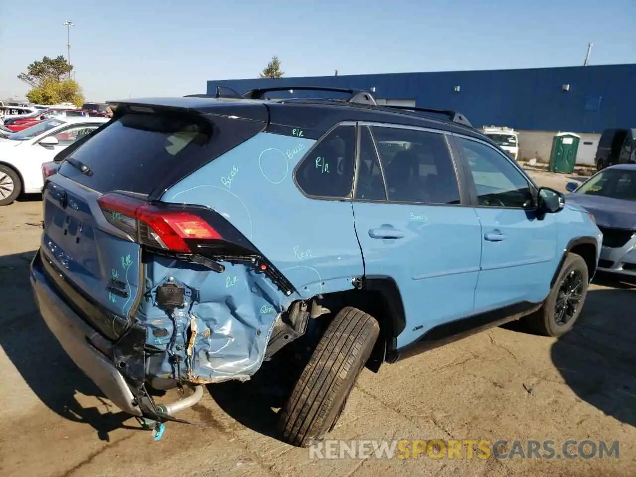 3 Photograph of a damaged car 4T3E6RFV0NU074324 TOYOTA RAV4 2022