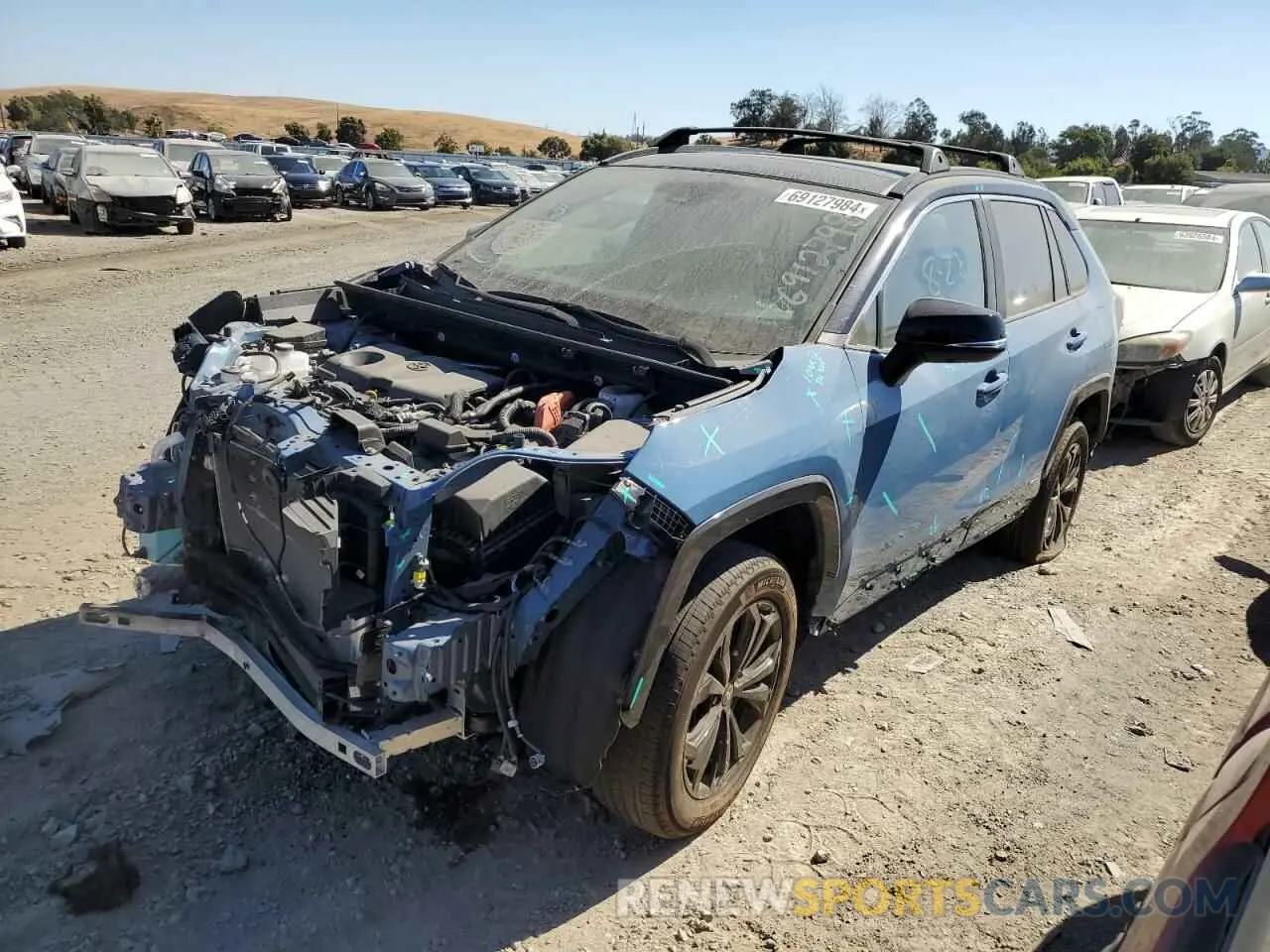 1 Photograph of a damaged car 4T3E6RFV0NU089891 TOYOTA RAV4 2022