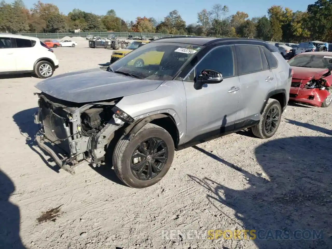 1 Photograph of a damaged car 4T3E6RFV0NU094573 TOYOTA RAV4 2022