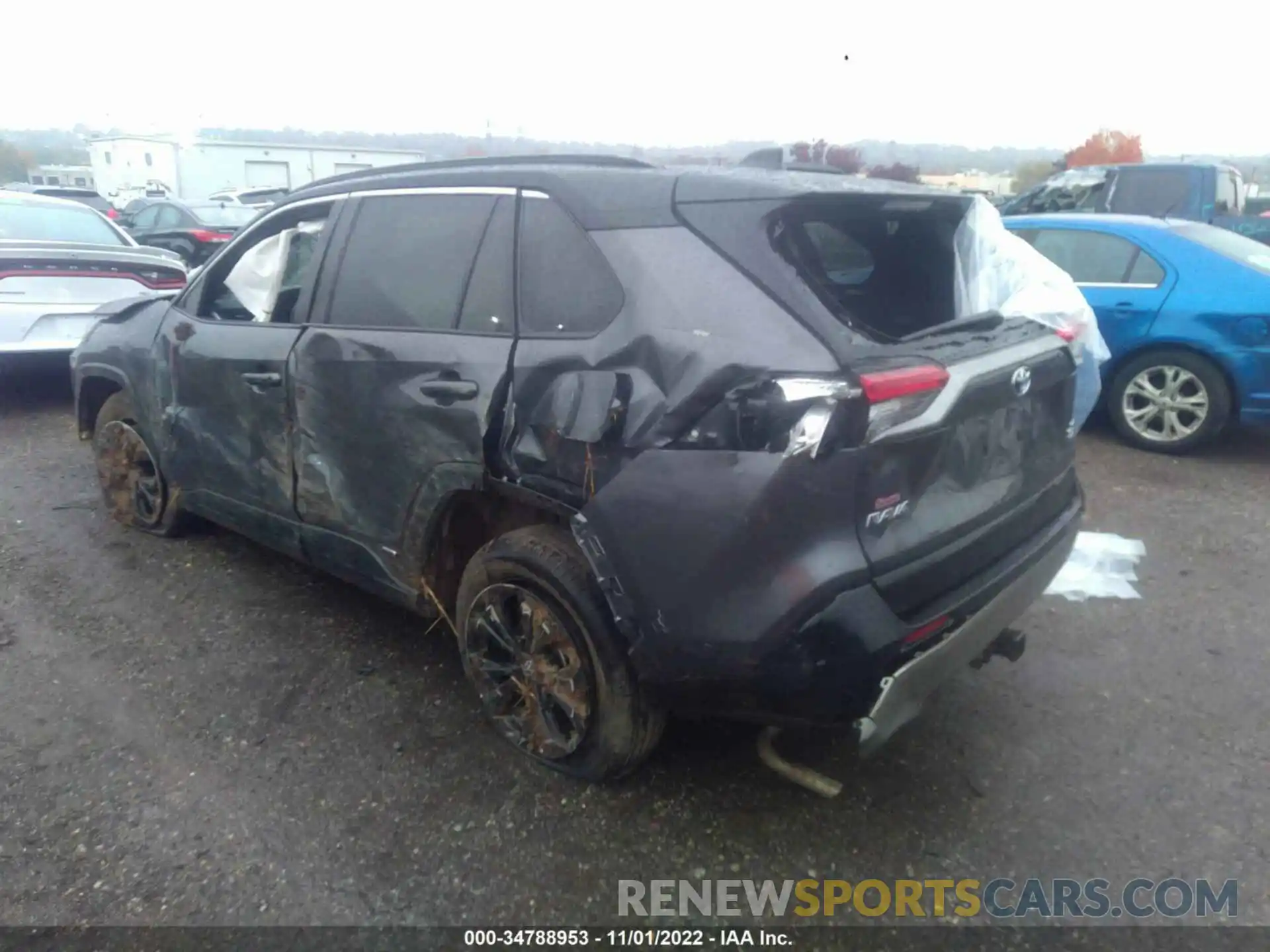 6 Photograph of a damaged car 4T3E6RFV1NU065986 TOYOTA RAV4 2022