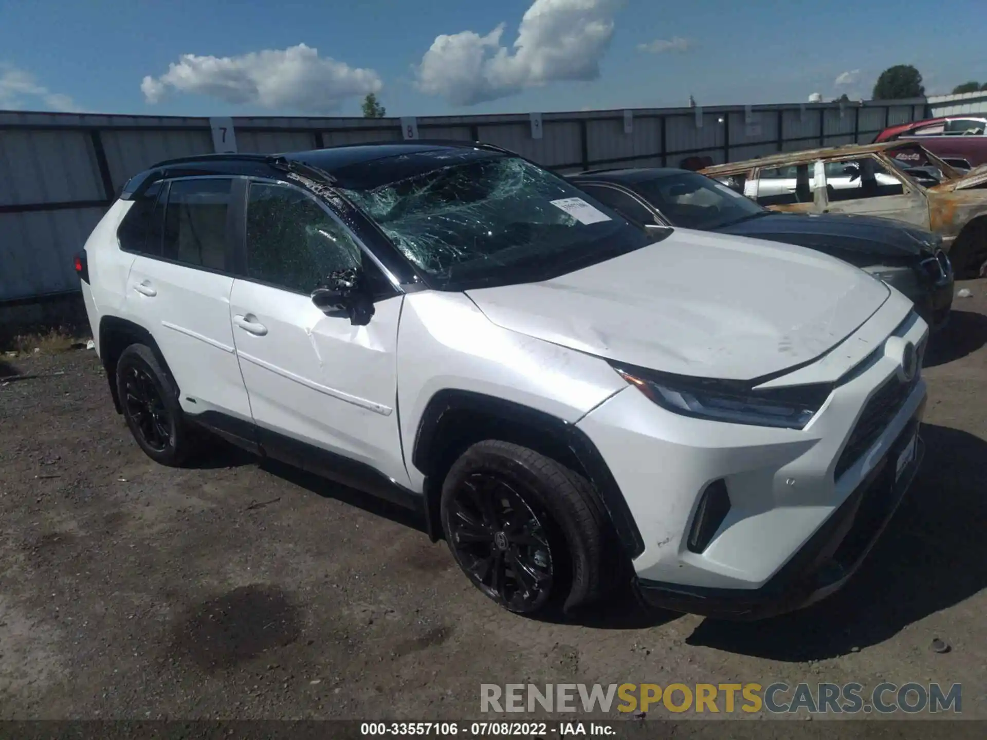 1 Photograph of a damaged car 4T3E6RFV2NU078360 TOYOTA RAV4 2022