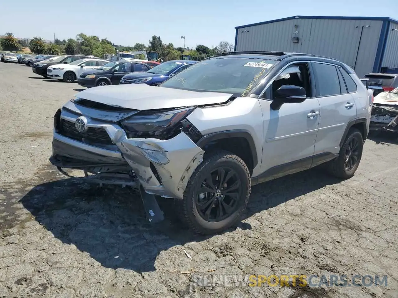 1 Photograph of a damaged car 4T3E6RFV5NU078076 TOYOTA RAV4 2022