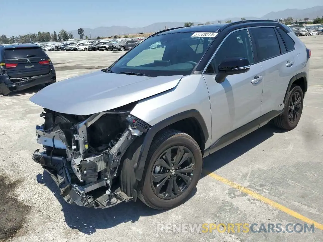 1 Photograph of a damaged car 4T3E6RFV5NU078286 TOYOTA RAV4 2022