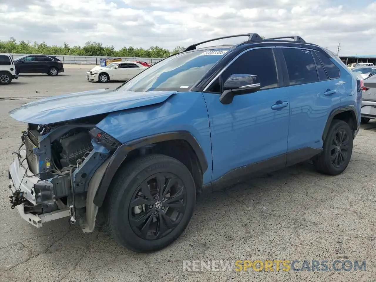 1 Photograph of a damaged car 4T3E6RFV5NU079244 TOYOTA RAV4 2022