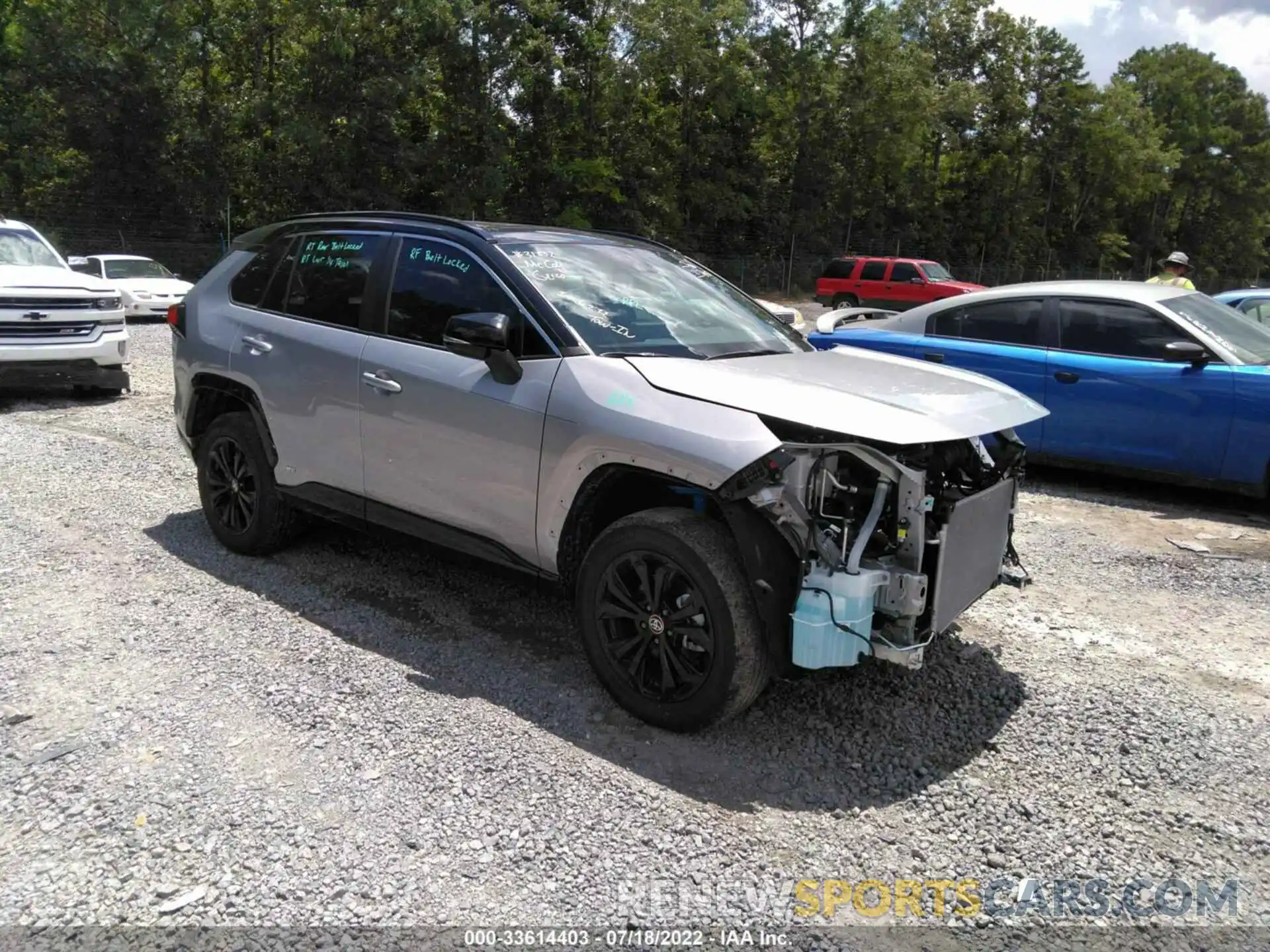 1 Photograph of a damaged car 4T3E6RFV7NU071470 TOYOTA RAV4 2022