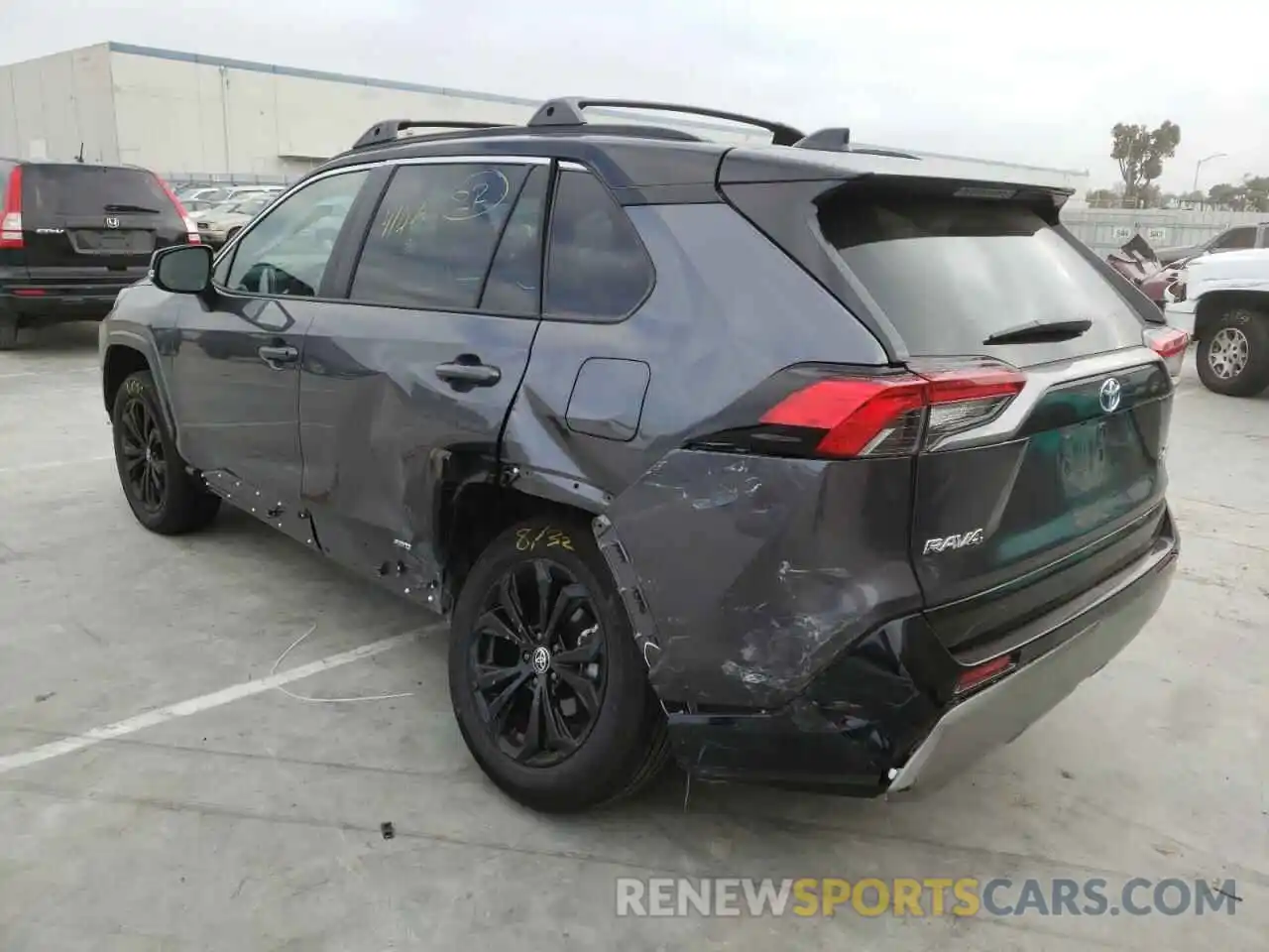 3 Photograph of a damaged car 4T3E6RFV9NU068280 TOYOTA RAV4 2022