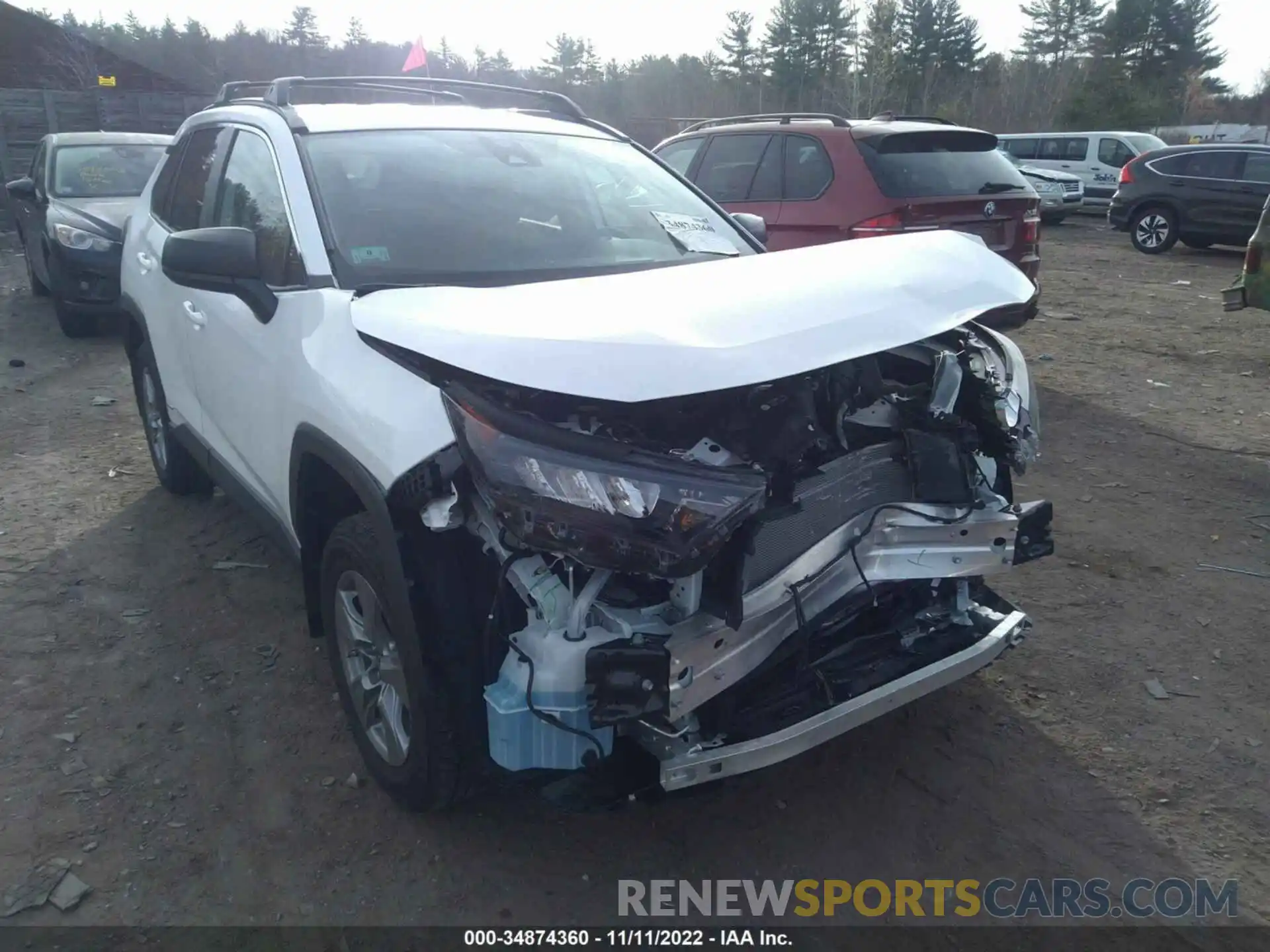 6 Photograph of a damaged car 4T3LWRFV0NU070507 TOYOTA RAV4 2022