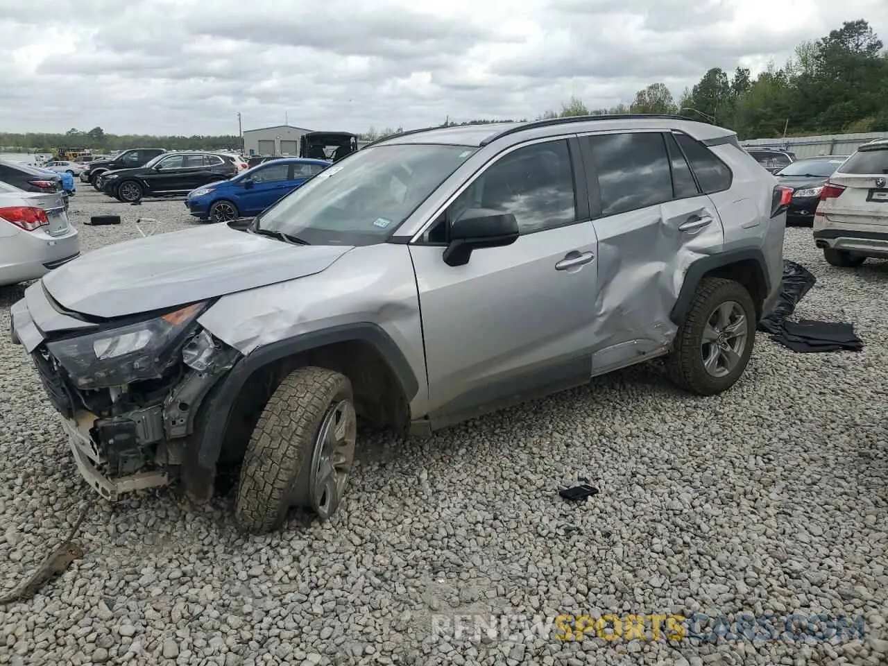 1 Photograph of a damaged car 4T3LWRFV3NU070274 TOYOTA RAV4 2022