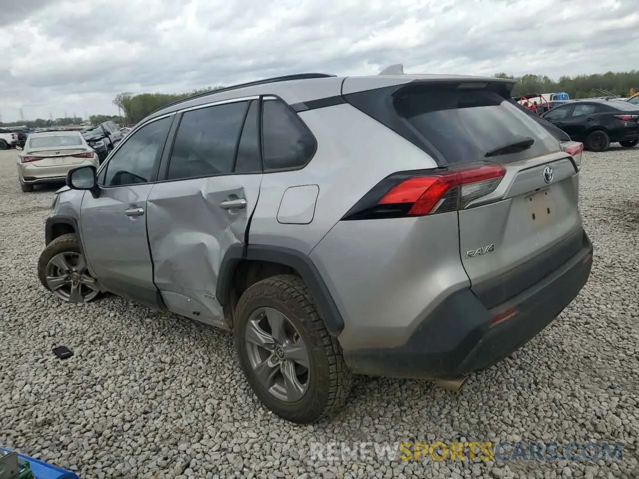 2 Photograph of a damaged car 4T3LWRFV3NU070274 TOYOTA RAV4 2022