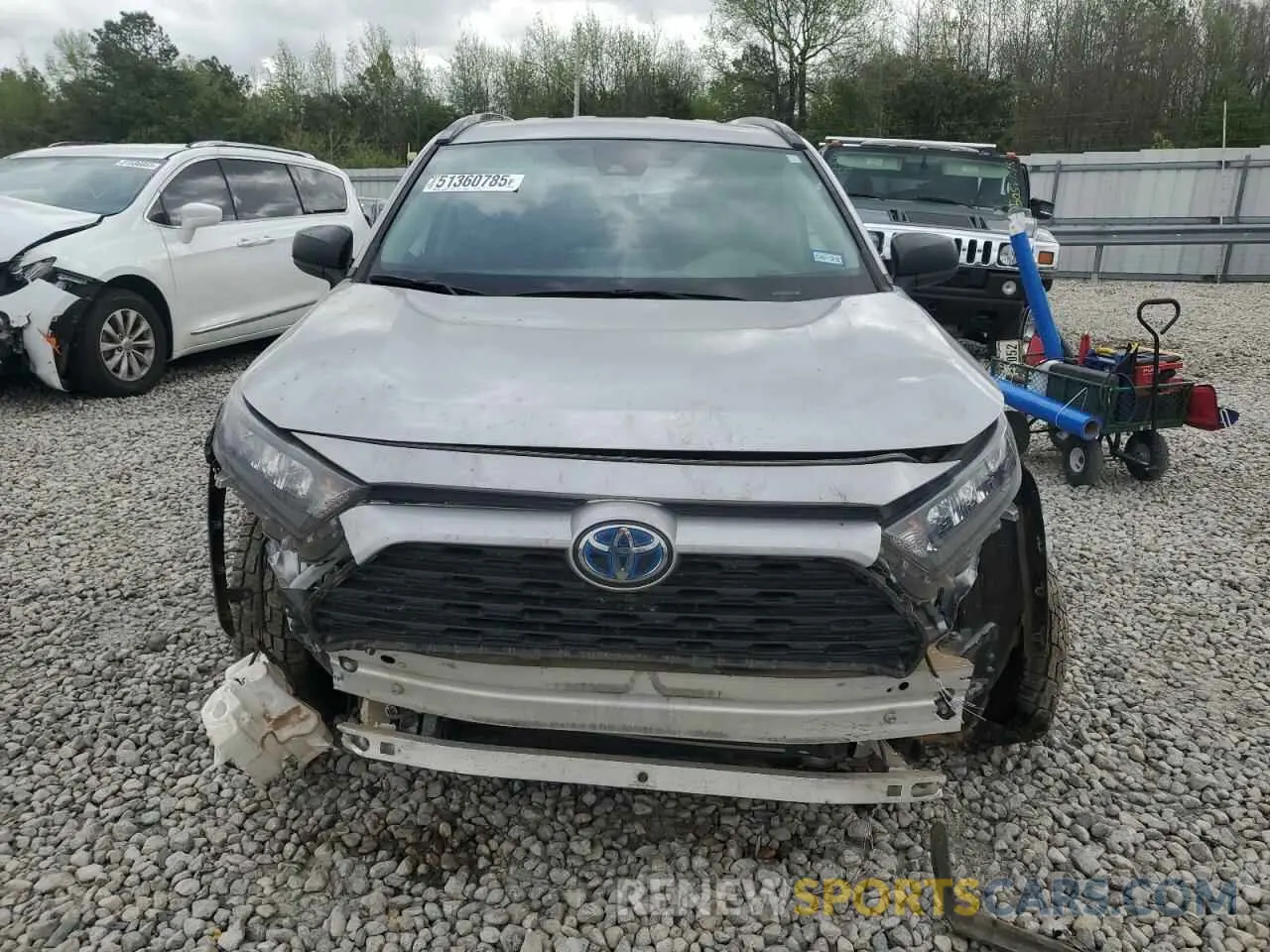 5 Photograph of a damaged car 4T3LWRFV3NU070274 TOYOTA RAV4 2022