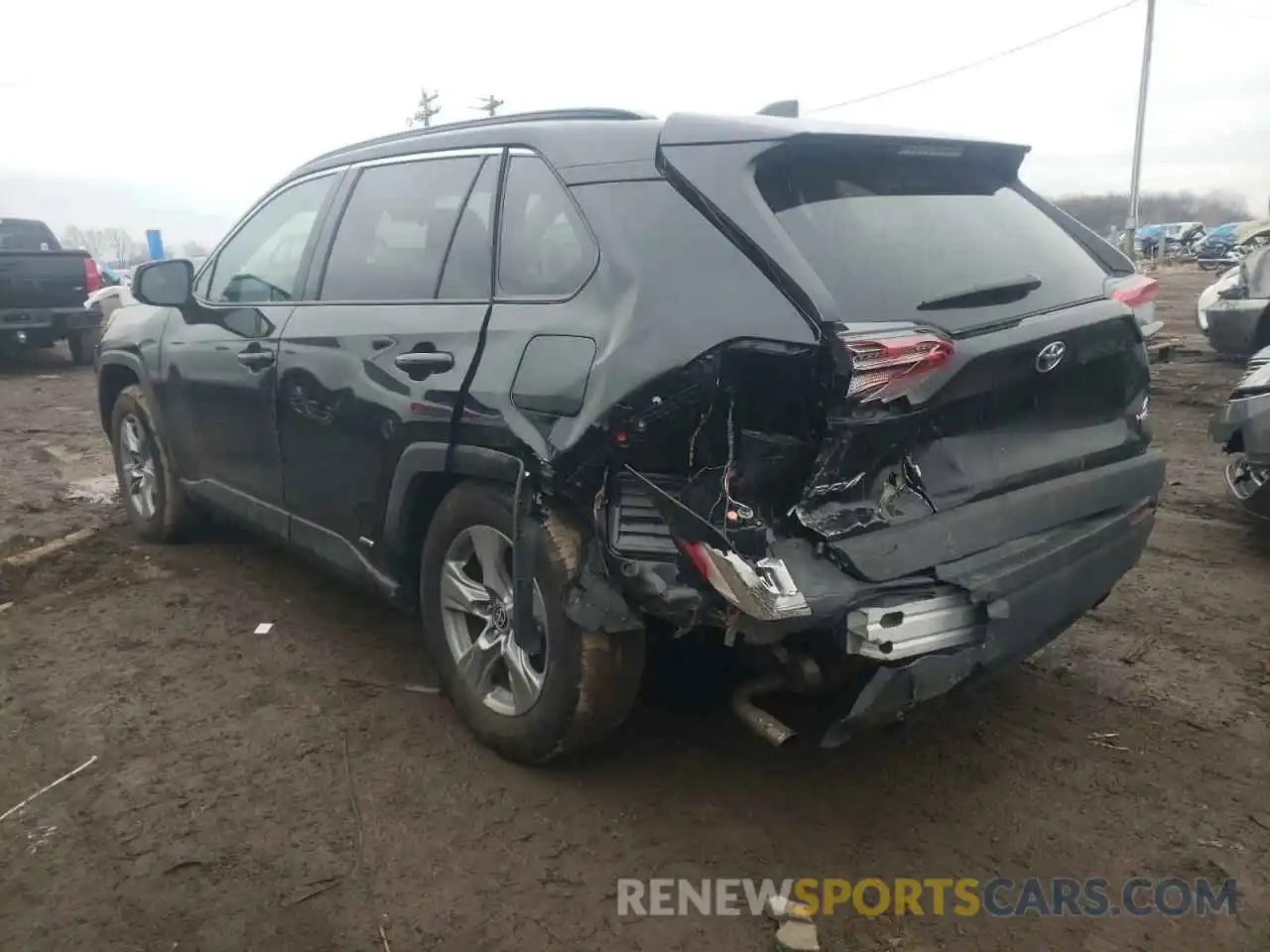 2 Photograph of a damaged car 4T3LWRFV7NU050271 TOYOTA RAV4 2022