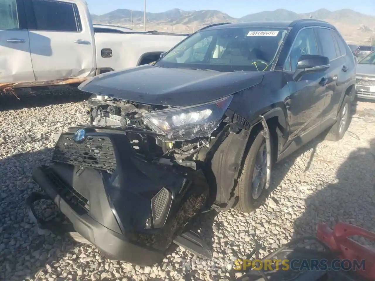 2 Photograph of a damaged car 4T3MWRFV3NU051843 TOYOTA RAV4 2022