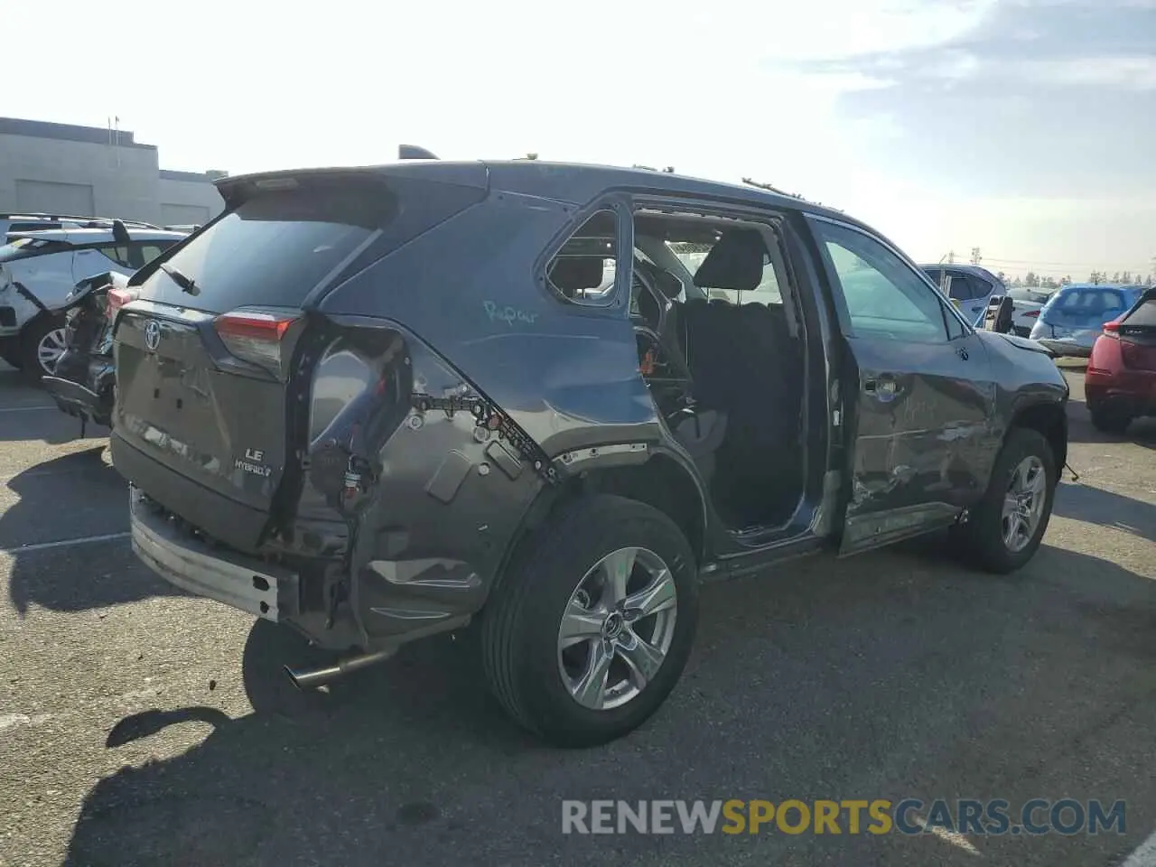 3 Photograph of a damaged car 4T3MWRFV6NU054400 TOYOTA RAV4 2022