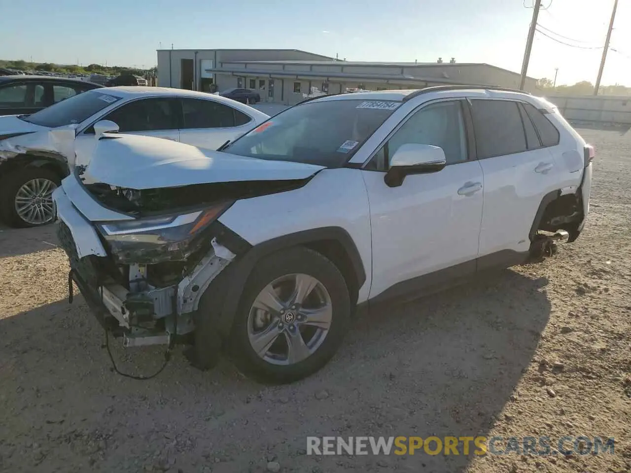 1 Photograph of a damaged car 4T3RWRFV1NU054696 TOYOTA RAV4 2022