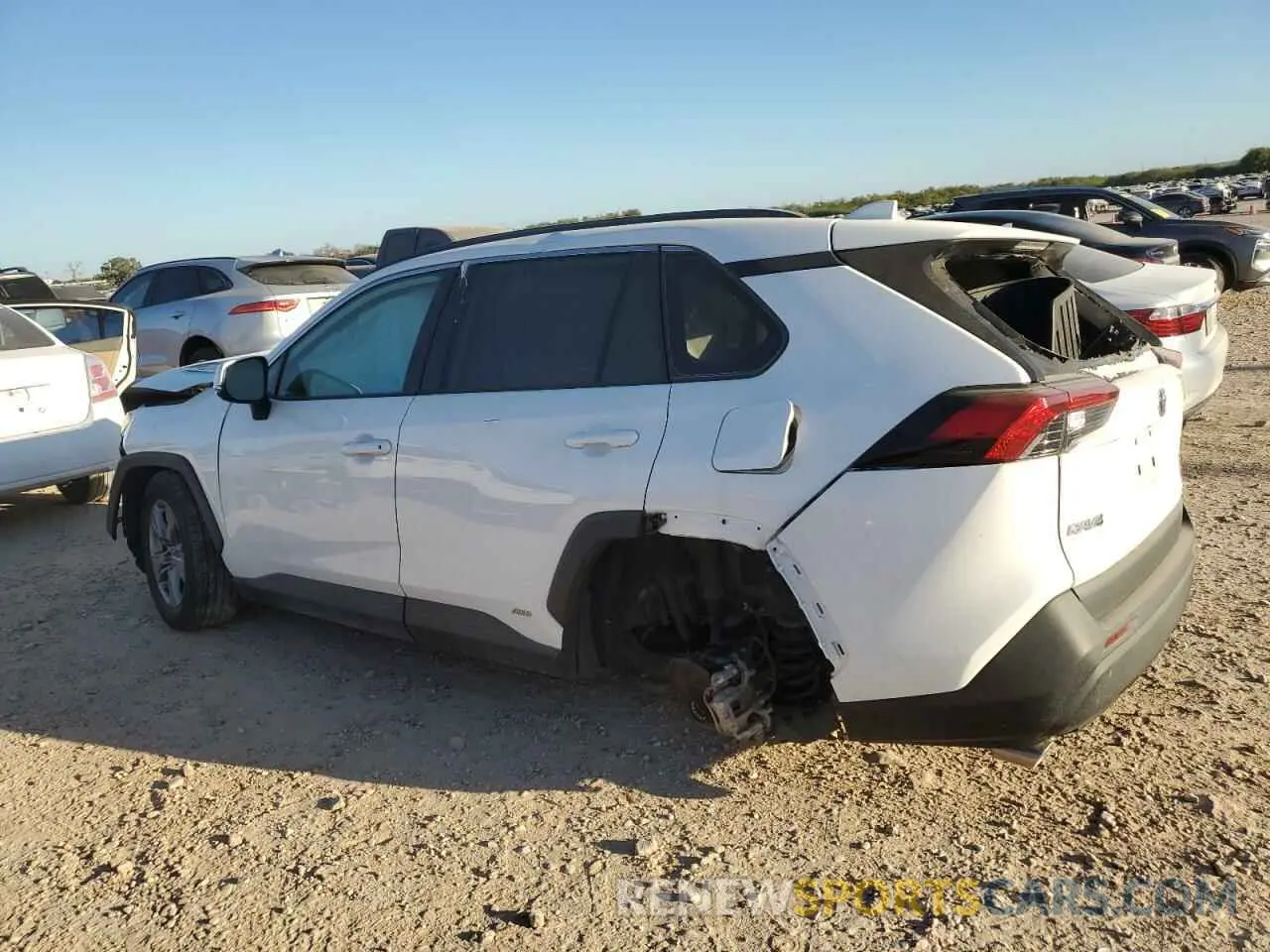 2 Photograph of a damaged car 4T3RWRFV1NU054696 TOYOTA RAV4 2022