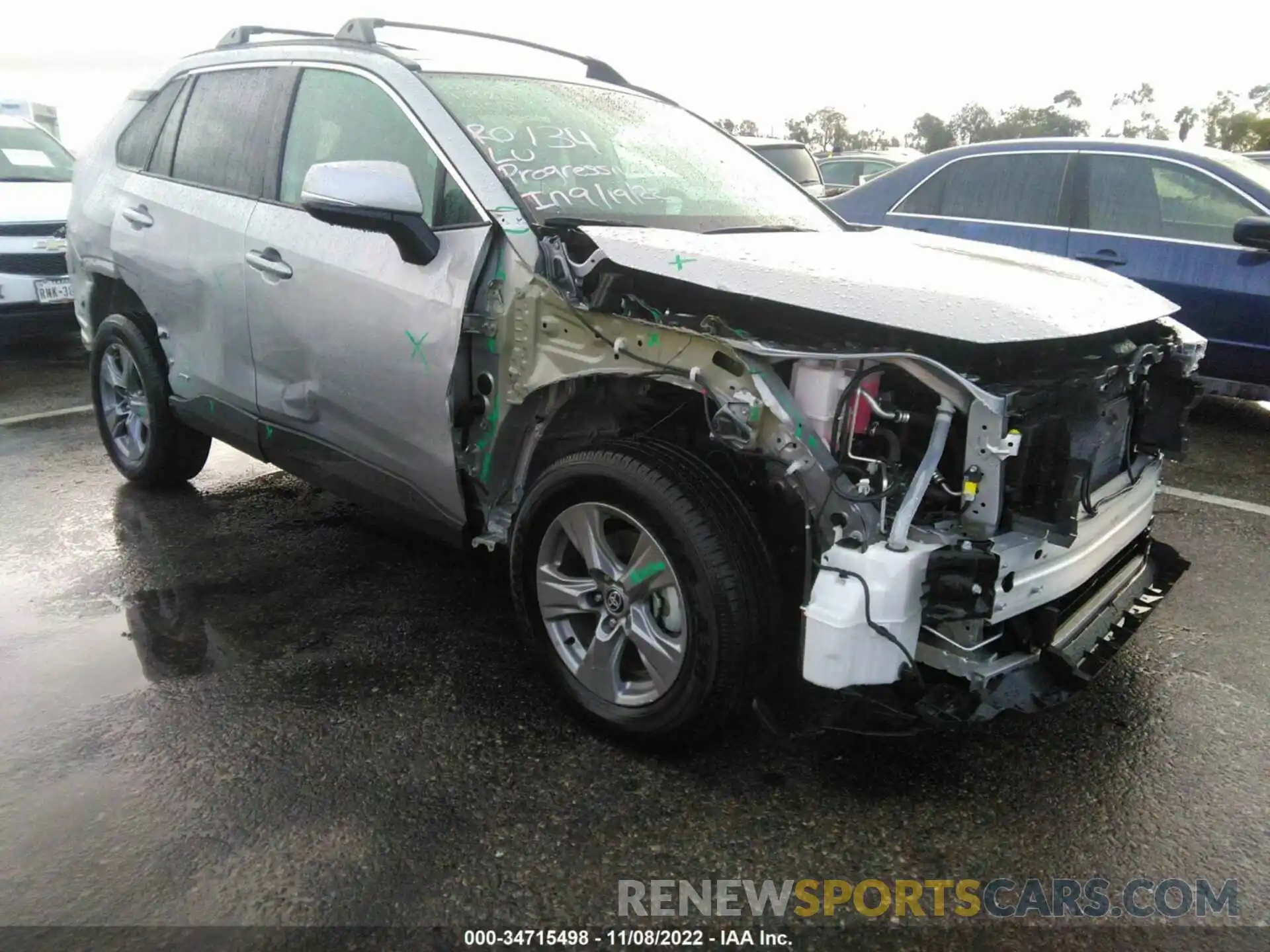 1 Photograph of a damaged car 4T3RWRFV1NU057694 TOYOTA RAV4 2022