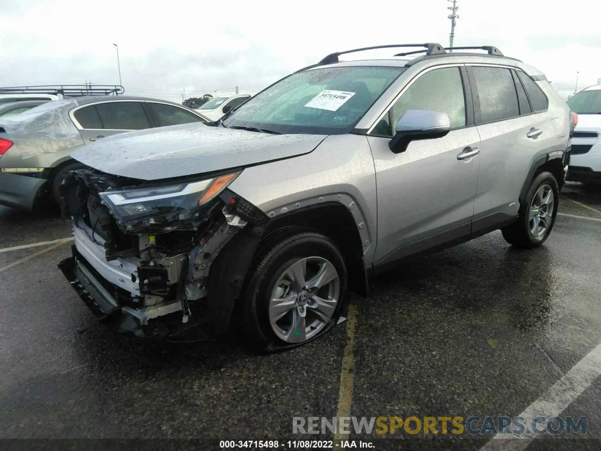 2 Photograph of a damaged car 4T3RWRFV1NU057694 TOYOTA RAV4 2022