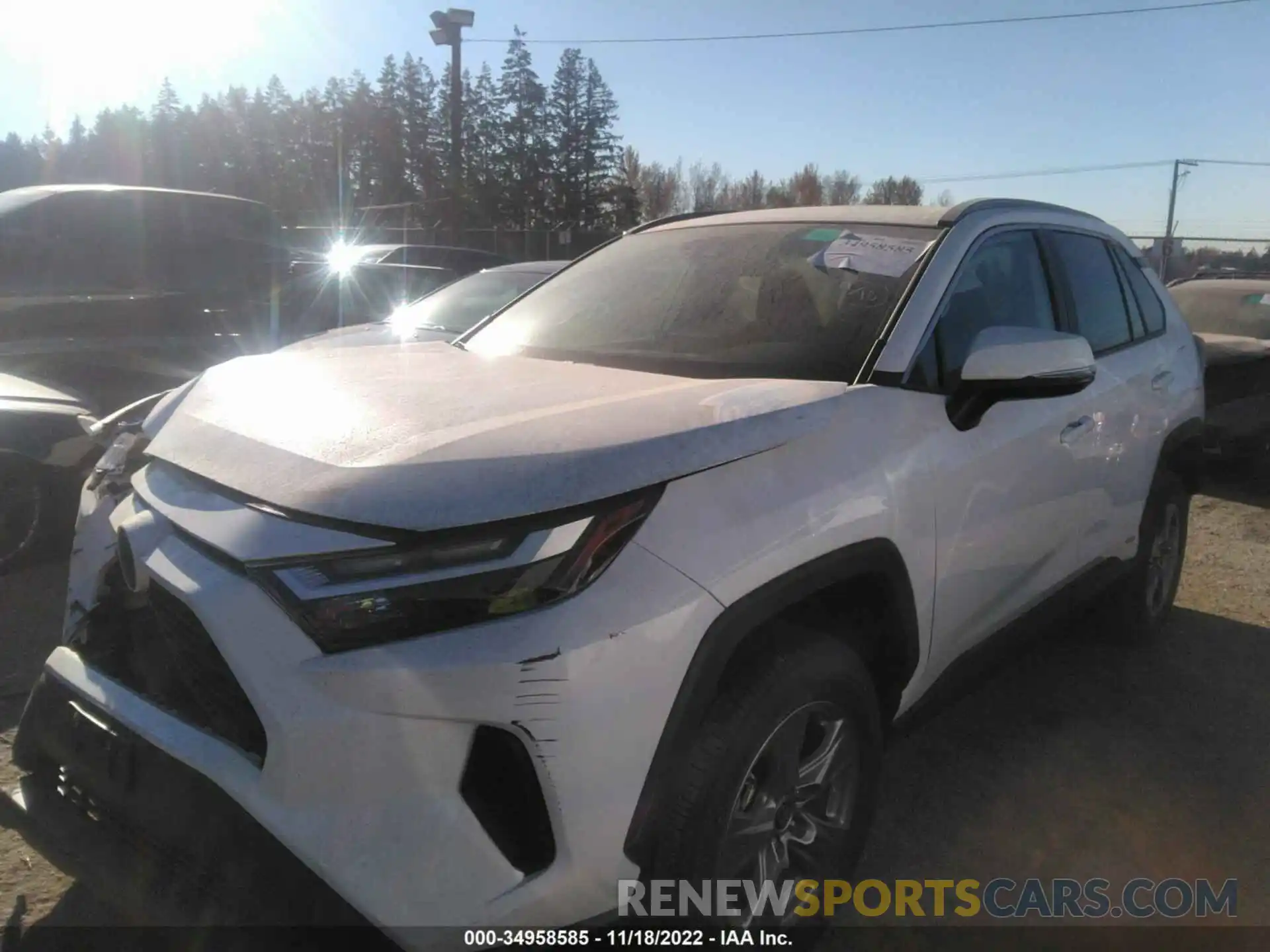 2 Photograph of a damaged car 4T3RWRFV2NU055730 TOYOTA RAV4 2022