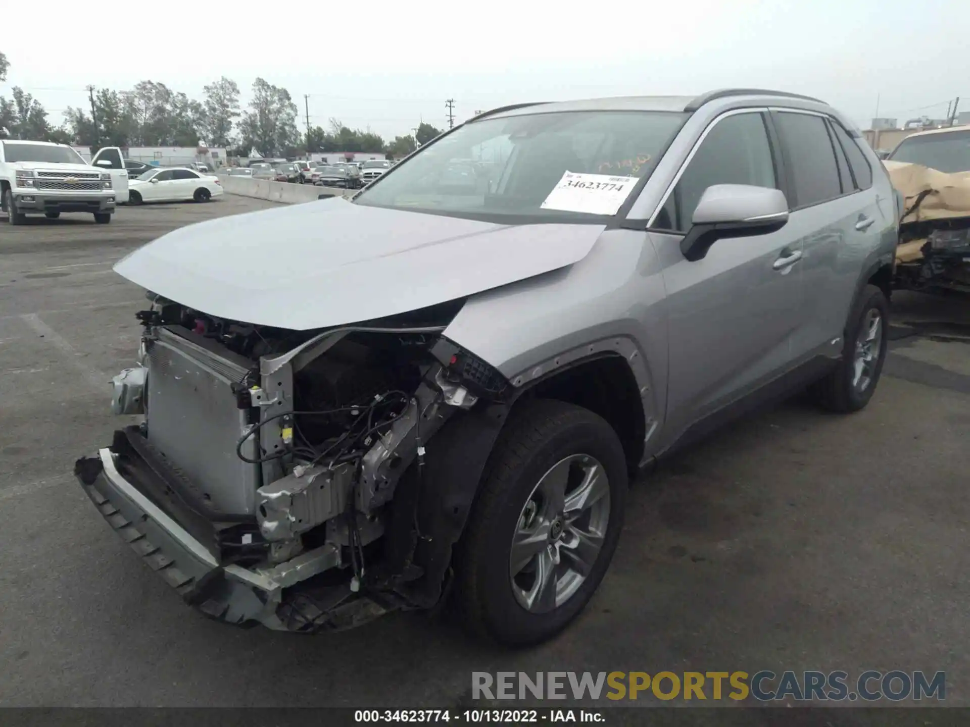 2 Photograph of a damaged car 4T3RWRFV3NU064775 TOYOTA RAV4 2022