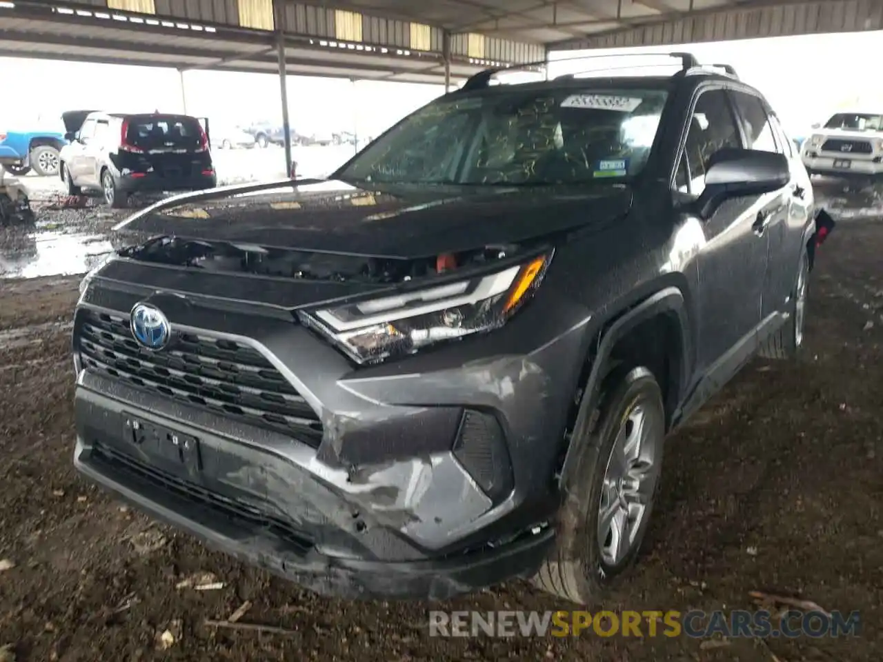 2 Photograph of a damaged car 4T3RWRFV4NU061884 TOYOTA RAV4 2022