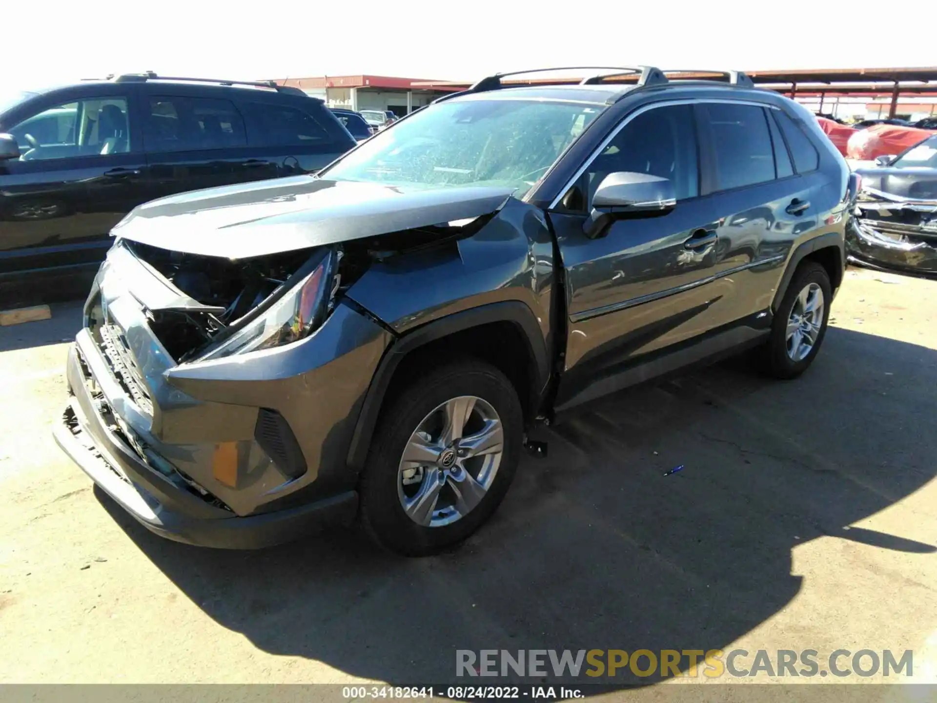 2 Photograph of a damaged car 4T3RWRFV4NU063277 TOYOTA RAV4 2022