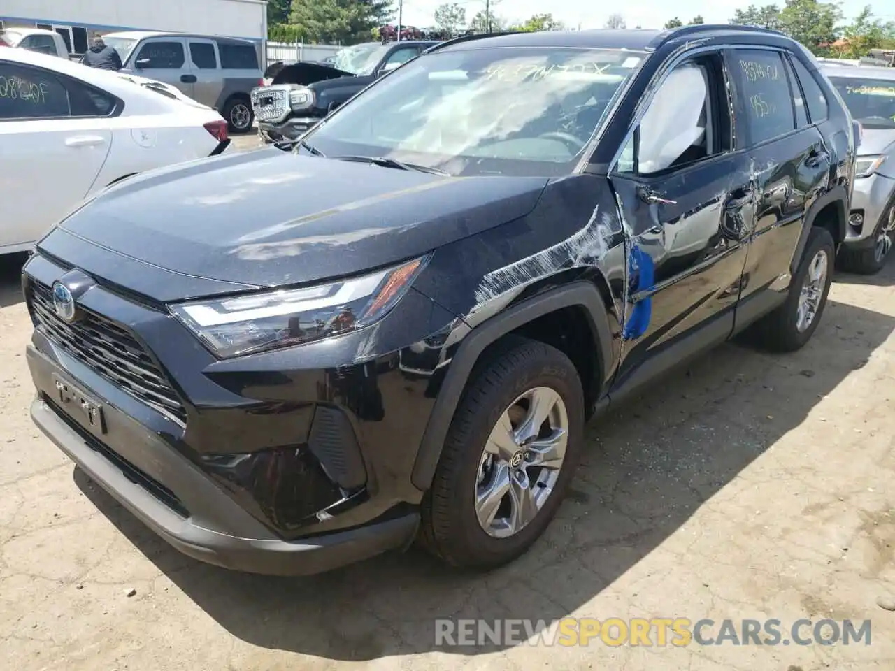 2 Photograph of a damaged car 4T3RWRFV7NU055898 TOYOTA RAV4 2022