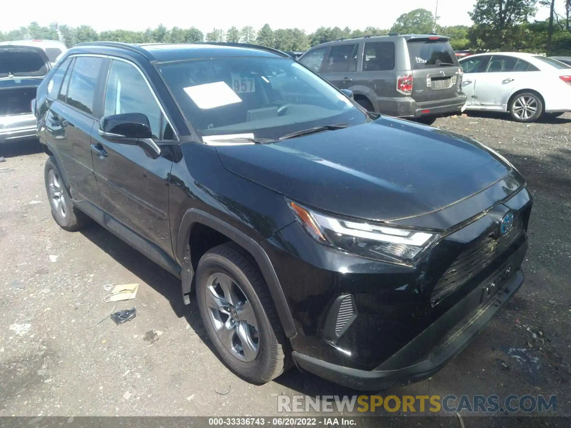 1 Photograph of a damaged car 4T3RWRFV7NU057599 TOYOTA RAV4 2022