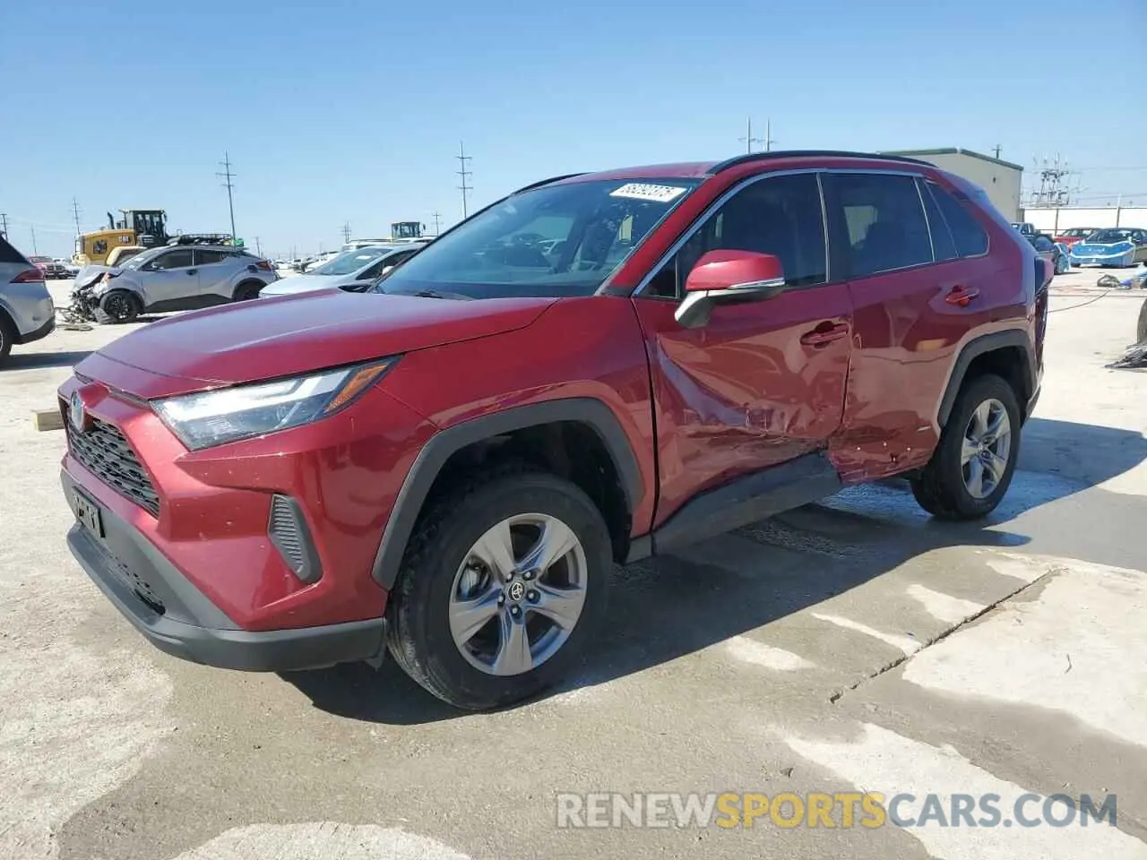 1 Photograph of a damaged car 4T3RWRFV9NU058995 TOYOTA RAV4 2022
