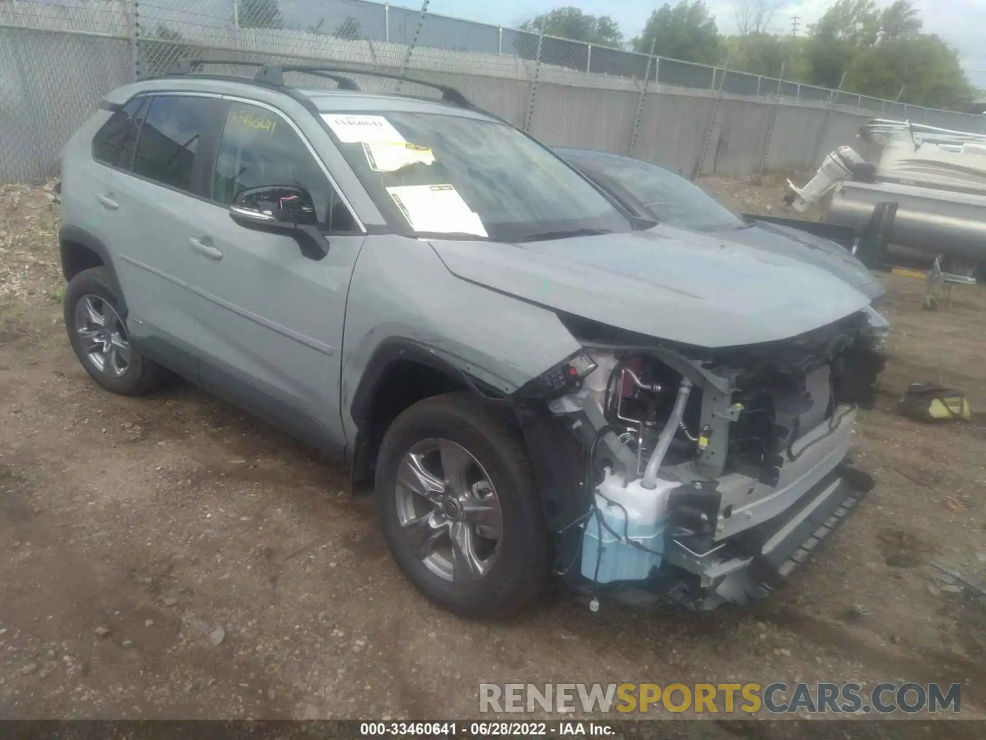 1 Photograph of a damaged car 4T3RWRFVXNU052896 TOYOTA RAV4 2022