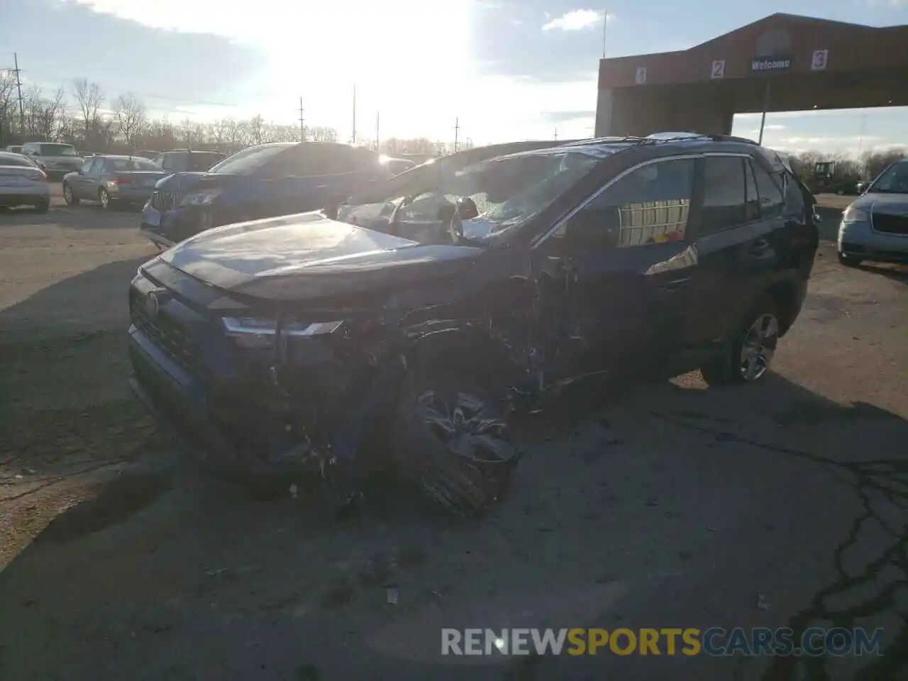 1 Photograph of a damaged car 4T3RWRFVXNU066524 TOYOTA RAV4 2022