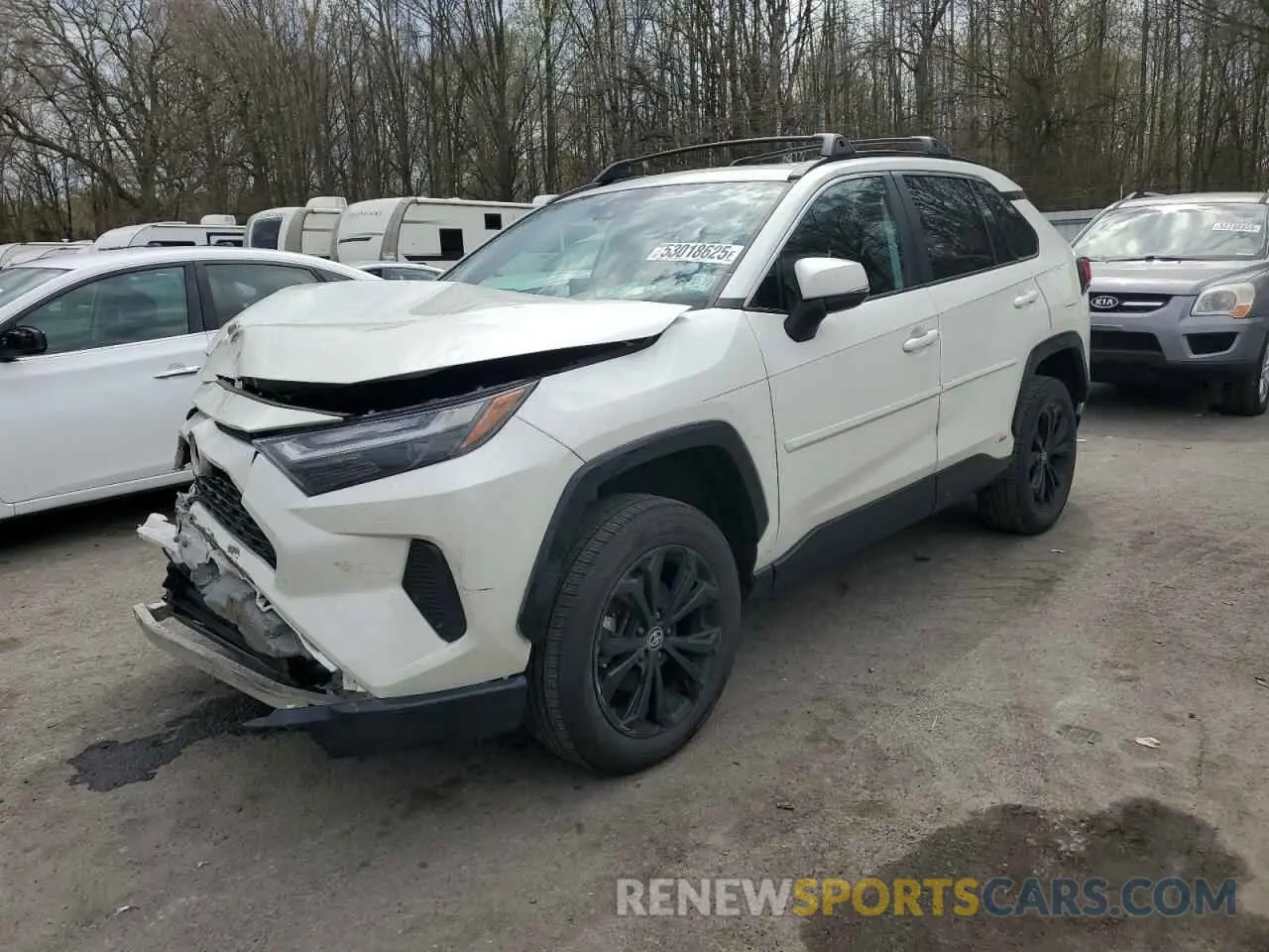 1 Photograph of a damaged car 4T3T6RFV4NU104917 TOYOTA RAV4 2022