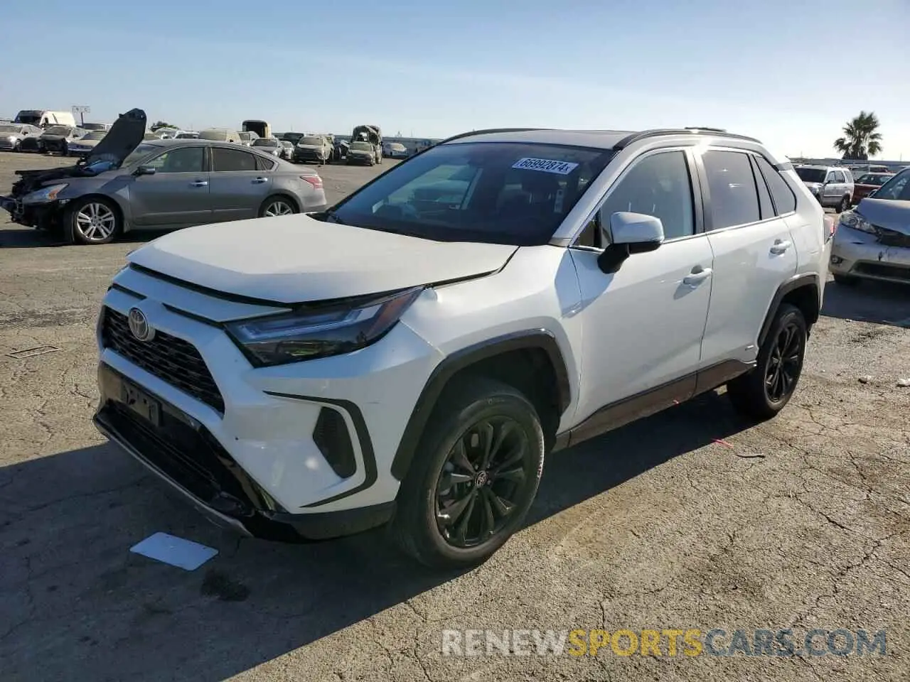 1 Photograph of a damaged car 4T3T6RFV5NU088064 TOYOTA RAV4 2022