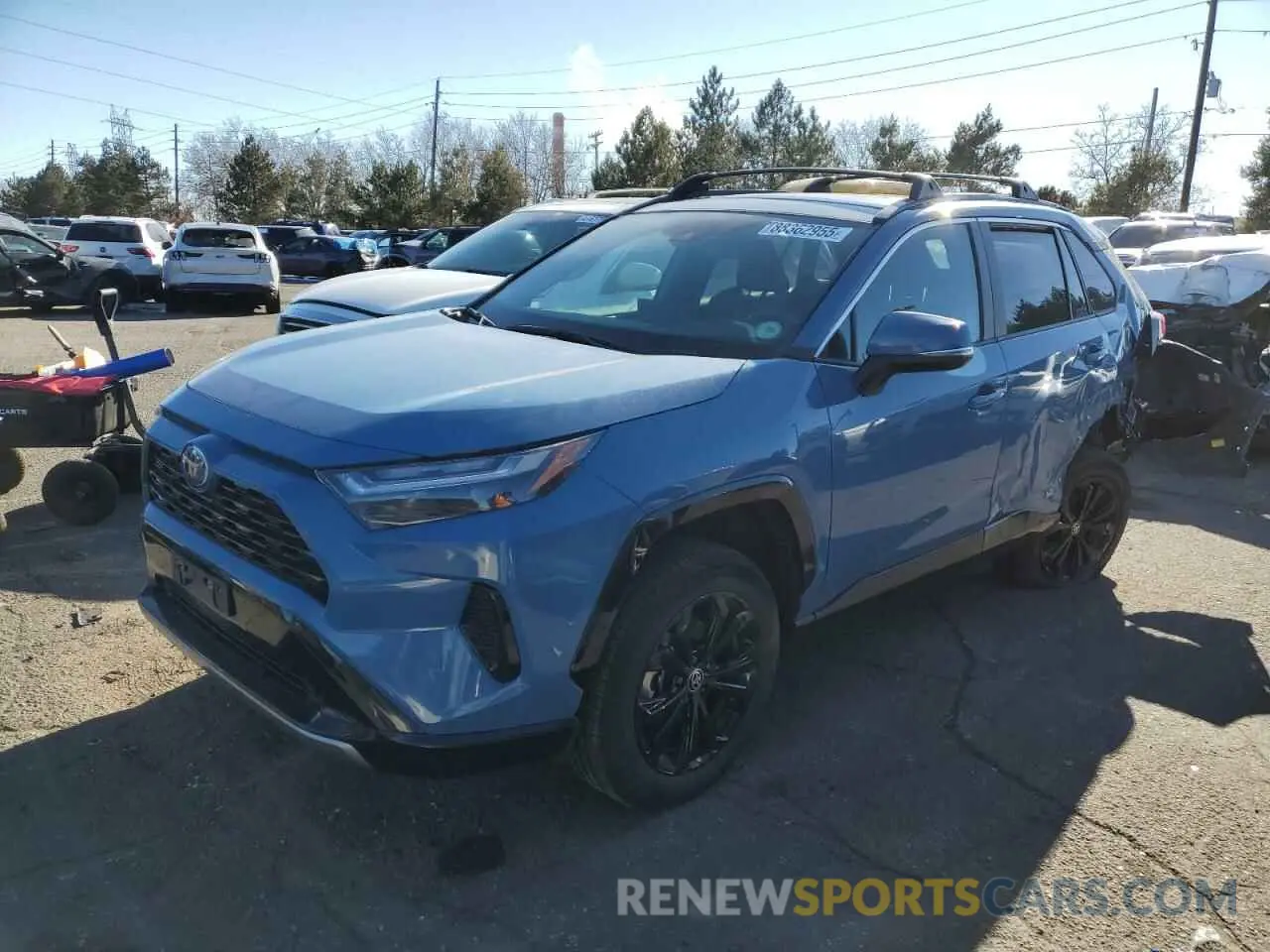 1 Photograph of a damaged car 4T3T6RFV6NU100125 TOYOTA RAV4 2022