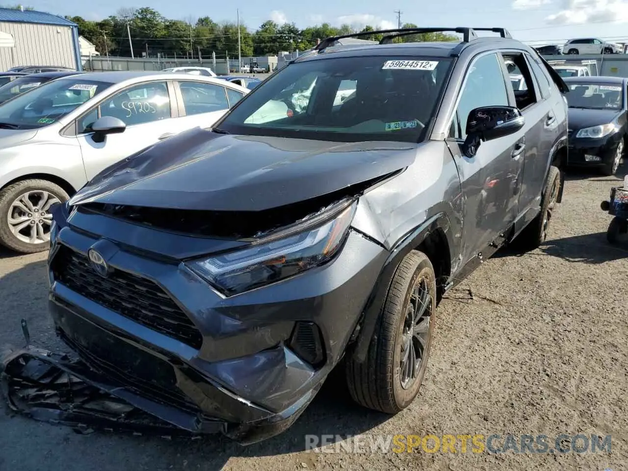 2 Photograph of a damaged car 4T3T6RFV7NU082542 TOYOTA RAV4 2022