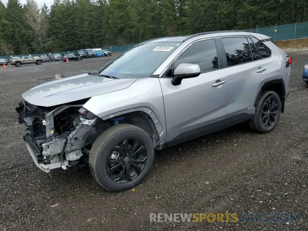 1 Photograph of a damaged car 4T3T6RFV7NU104121 TOYOTA RAV4 2022