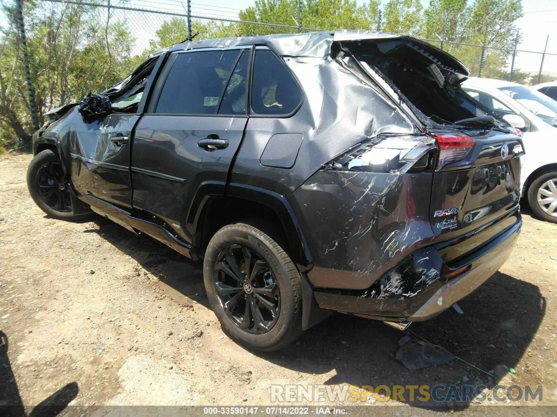 3 Photograph of a damaged car 4T3T6RFV8NU076376 TOYOTA RAV4 2022