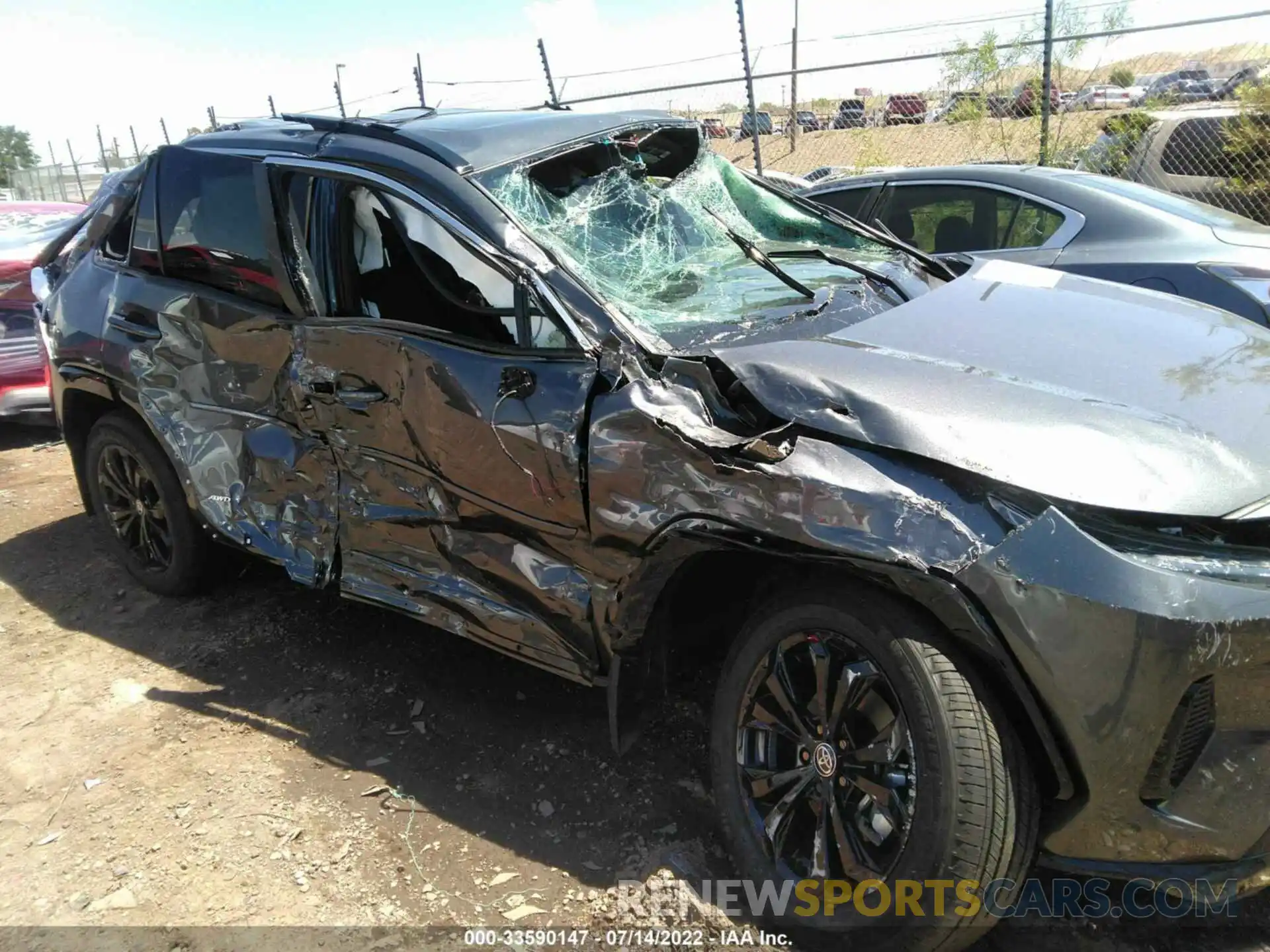 6 Photograph of a damaged car 4T3T6RFV8NU076376 TOYOTA RAV4 2022